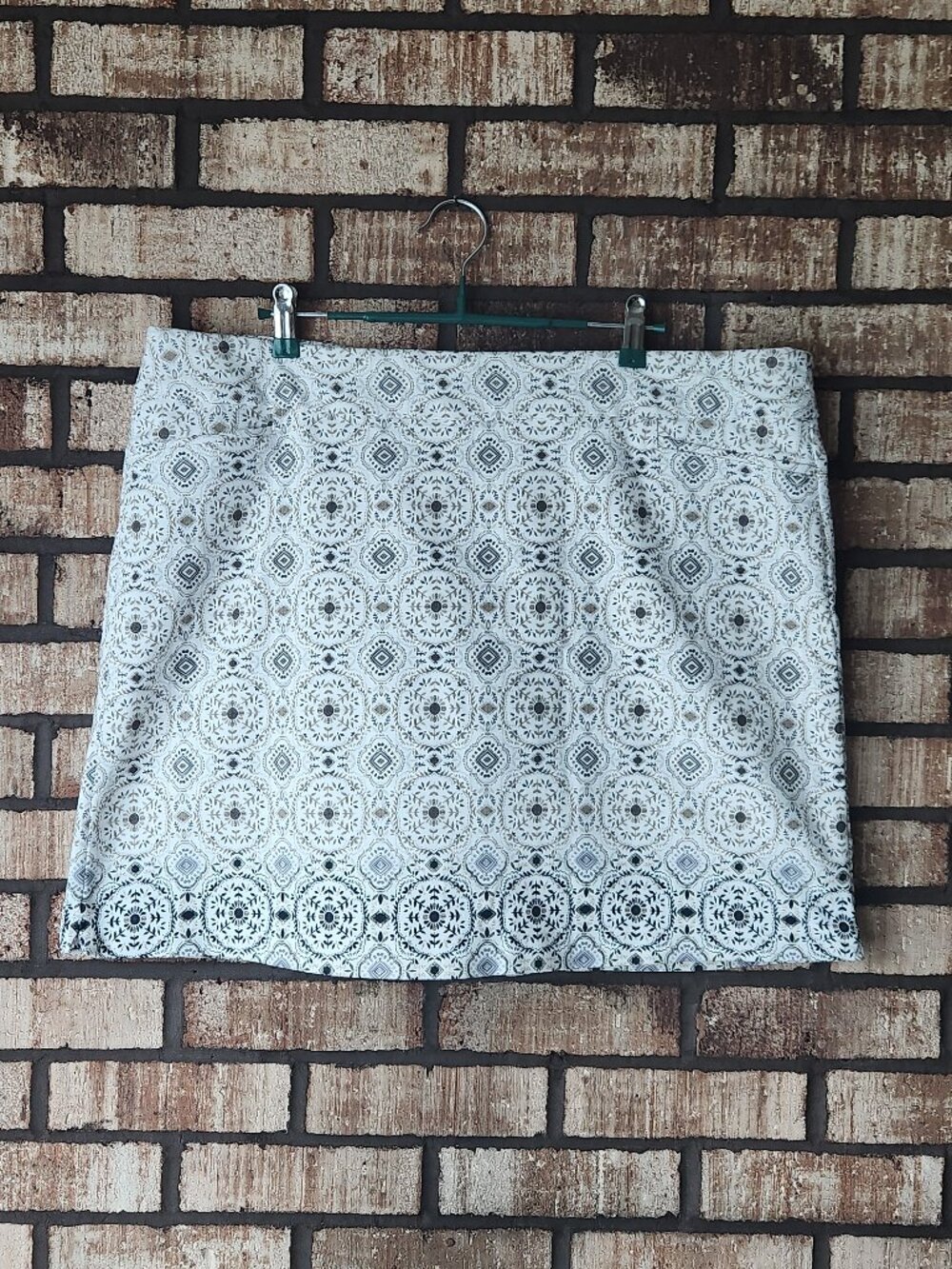 Croft & Barrow Effortless Stretch Skort Medalion Print Size 18